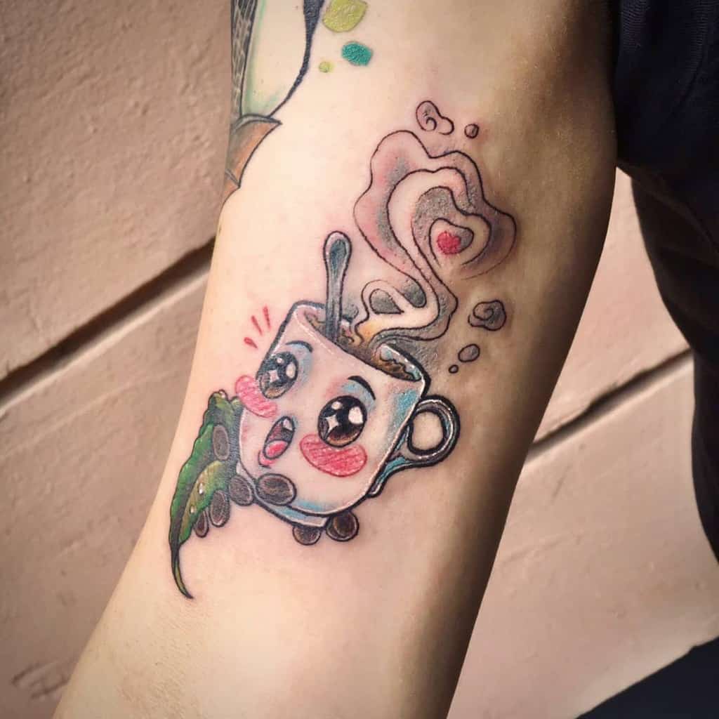 Cute Small Upper Arm Tattoos goldengooselab