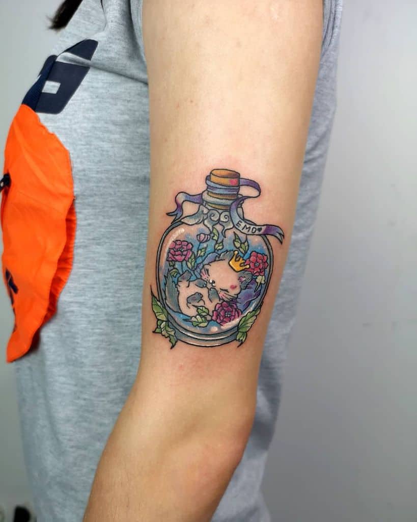 Cute Small Upper Arm Tattoos Kawka Ink