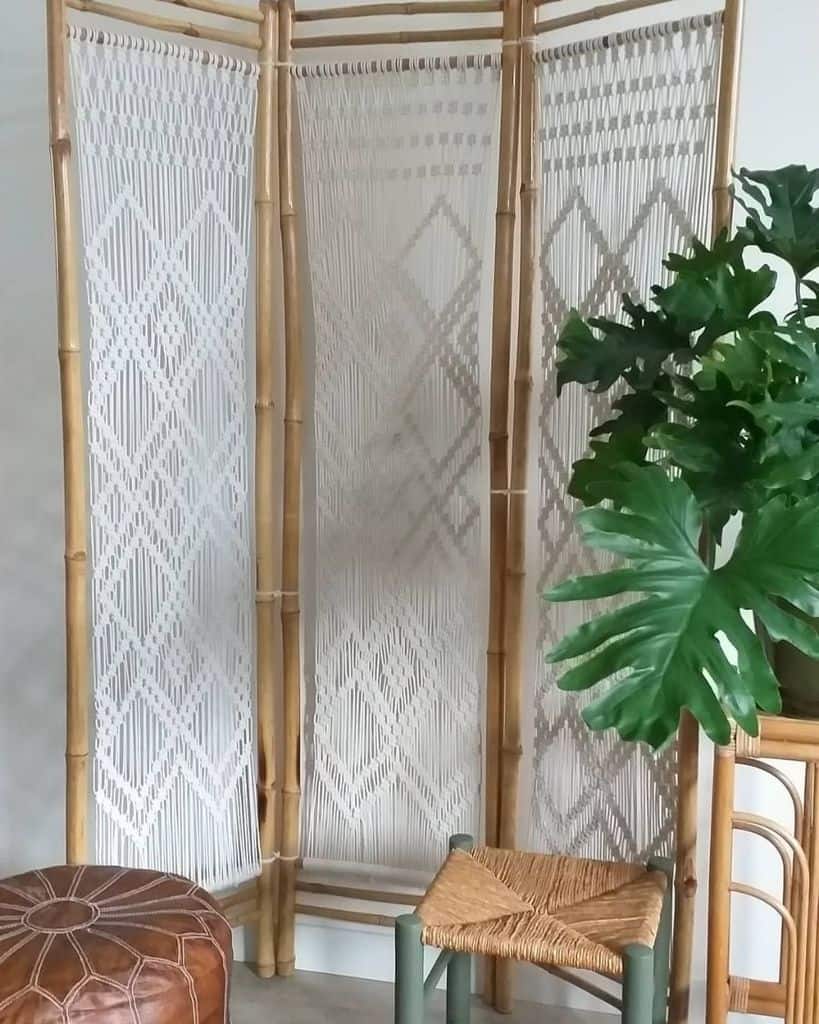 bamboo room divider