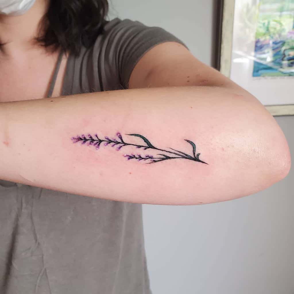 Delicate Flower Forearm Tattoos nightherontattoo