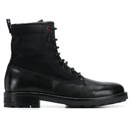 Diesel Lace-Up Combat Boots