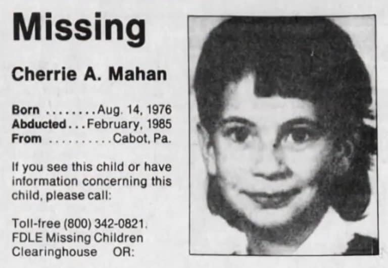 Disappearance of Cherrie Mahan