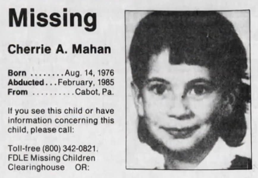 Disappearance of Cherrie Mahan