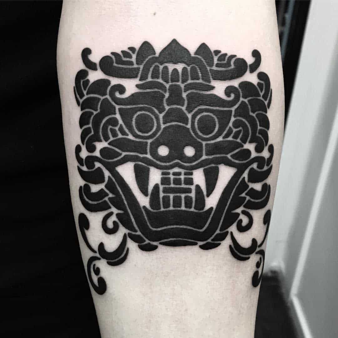 Dokkaebi Tattoo on an Arm