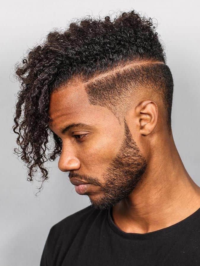 men hairstyle drop fade with long hair Drop Fade With Long Hair