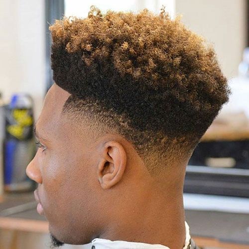 drop fade with afro Drop Fade With Afro