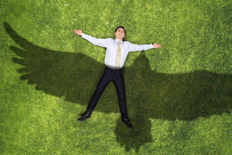 Eagles fly alone - Successful businessman