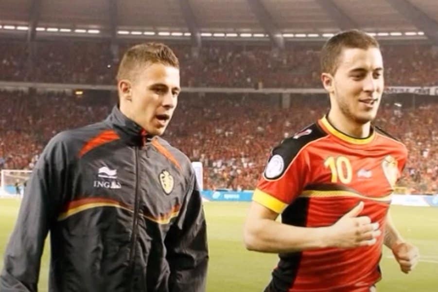 Eden Hazard and Thorgan Hazard