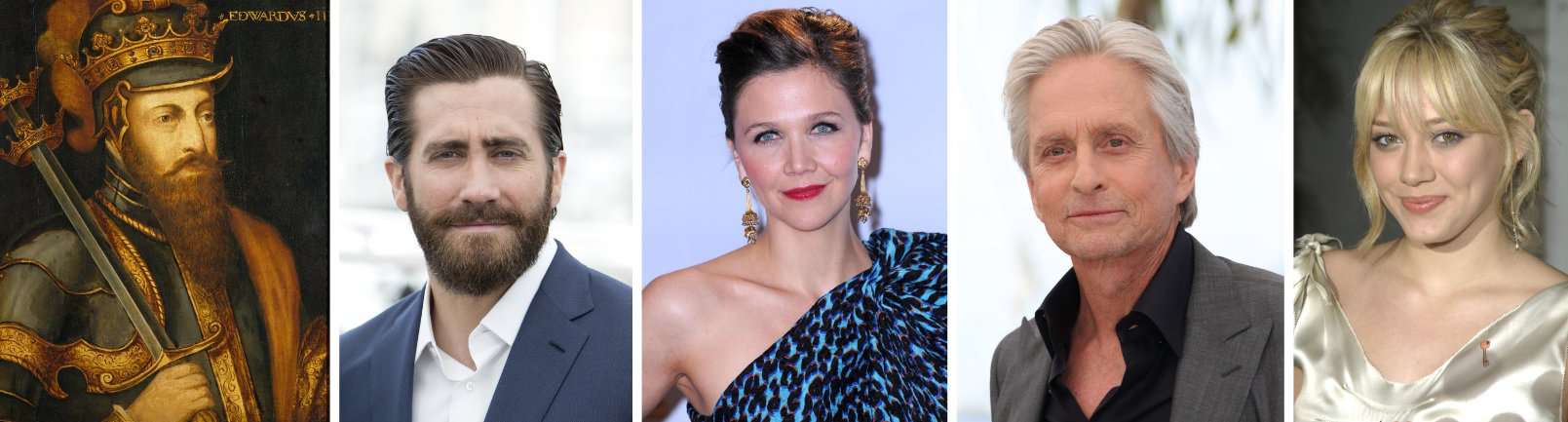 Edward III and Jake Gyllenhaal, Maggie Gyllenhaal, Michael Douglas, and Hilary Duff