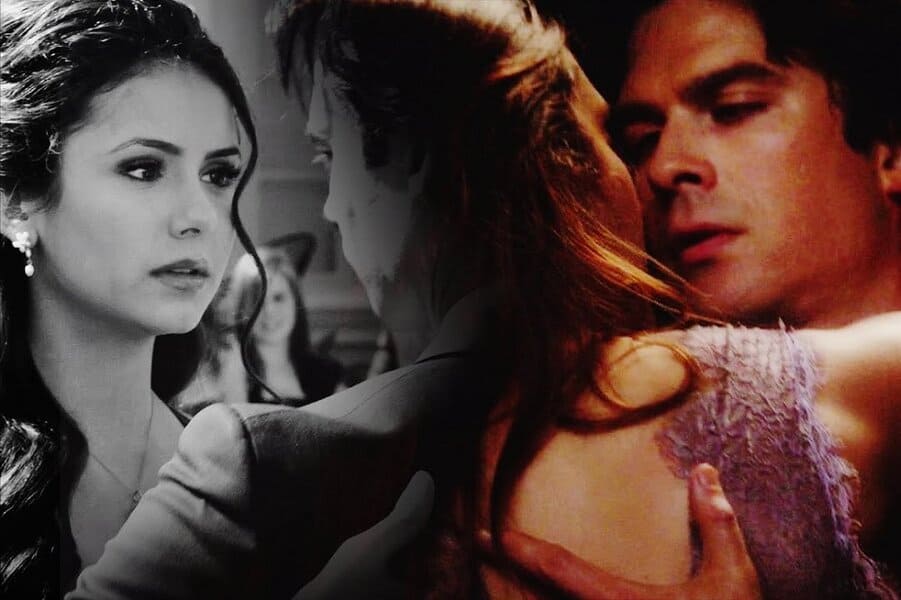 Elena Gilbert and Damon Salvatore