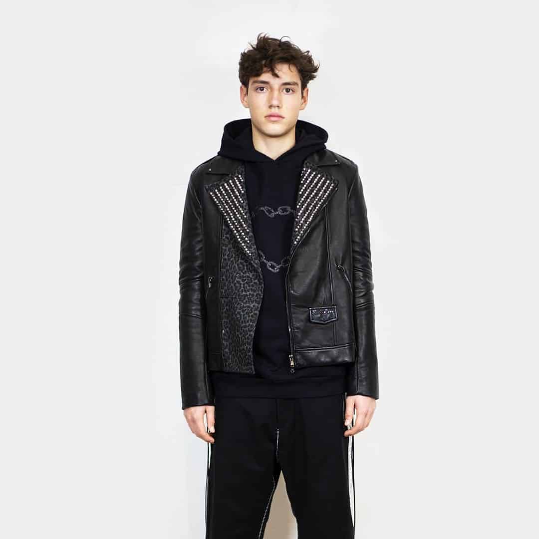 Embelish Leather Jacket Styles -ivoangelstore