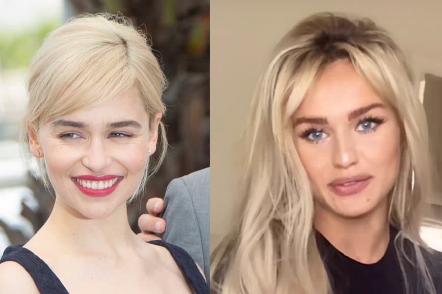 Emilia Clarke and Rosie Mac