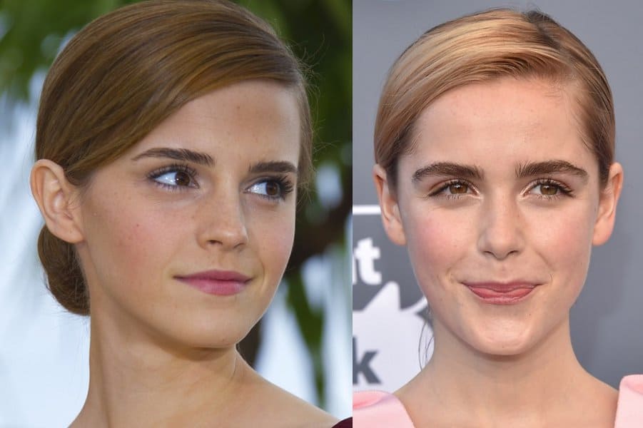 Emma Watson and Kiernan Shipka