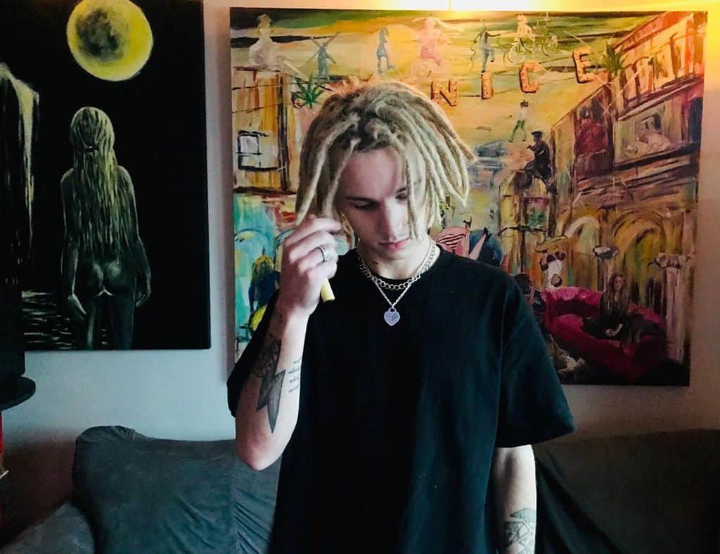 Freeform Blond Dreadlocks For Blond Men
