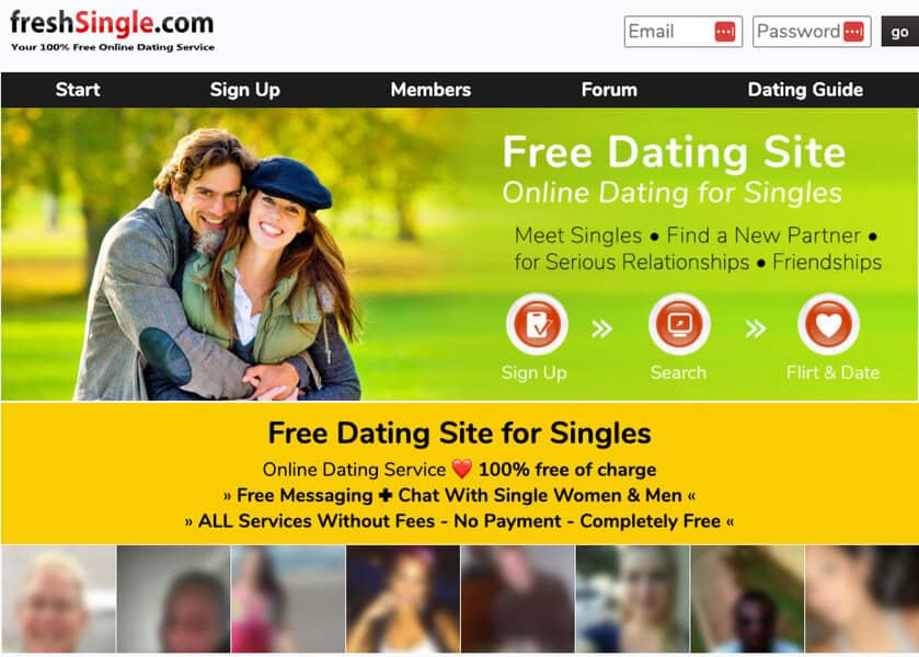 freshSingle dating website