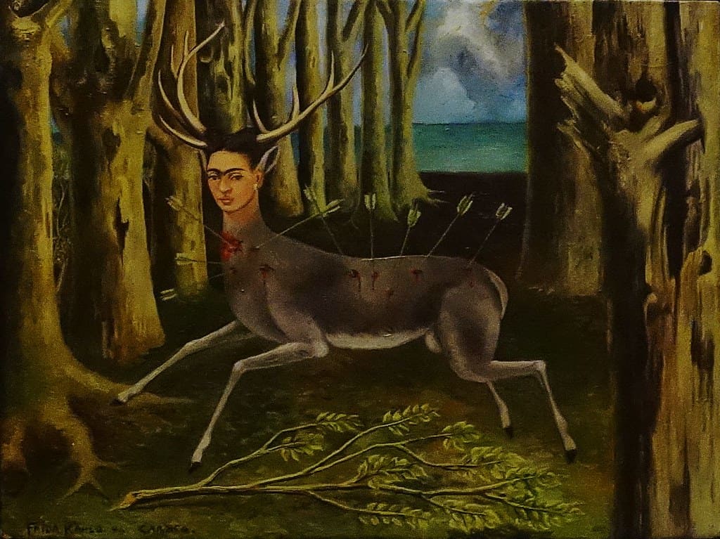 Frida Kahlo painting