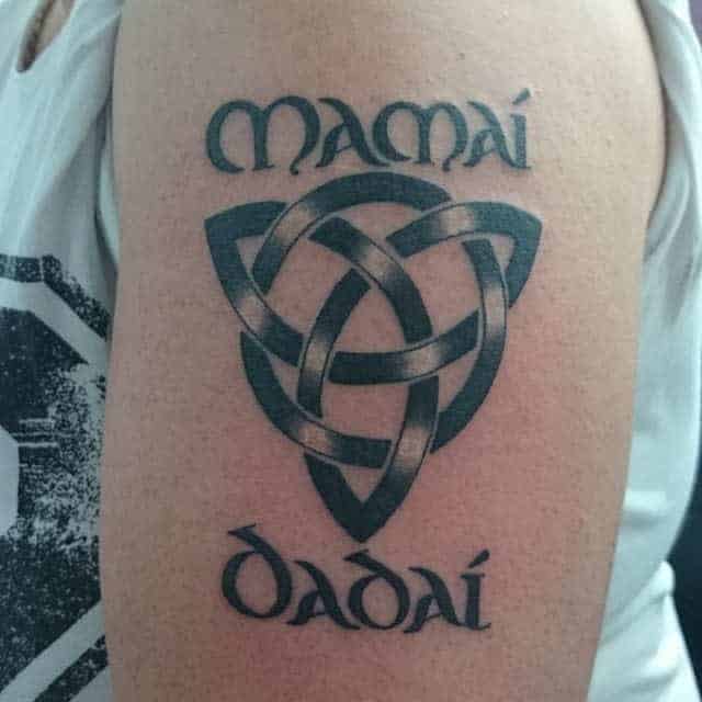 Gaelic Knot Heavy Black Tattoo