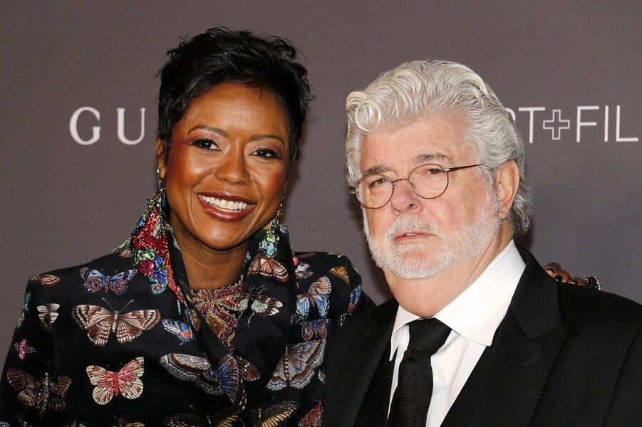 George Lucas and Mellody Hobson