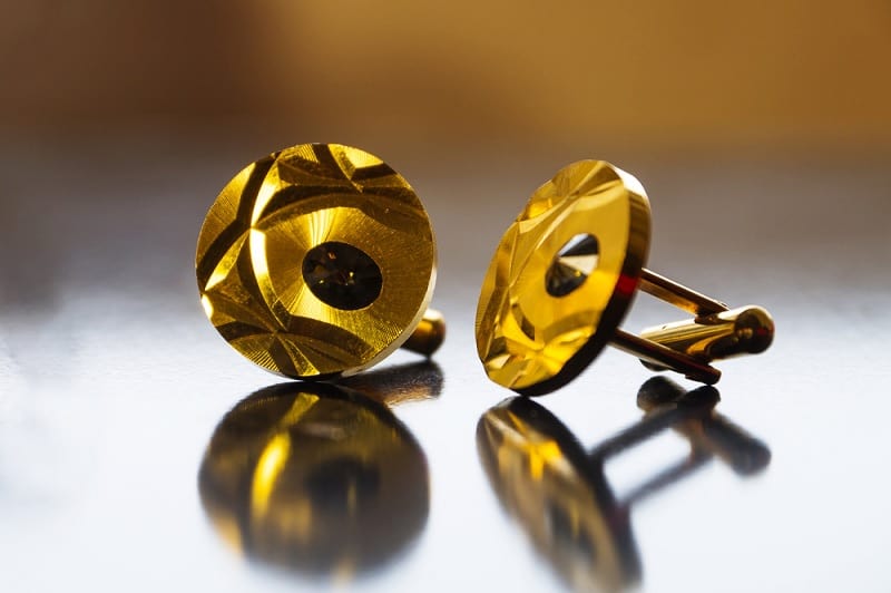 Gold Cufflinks