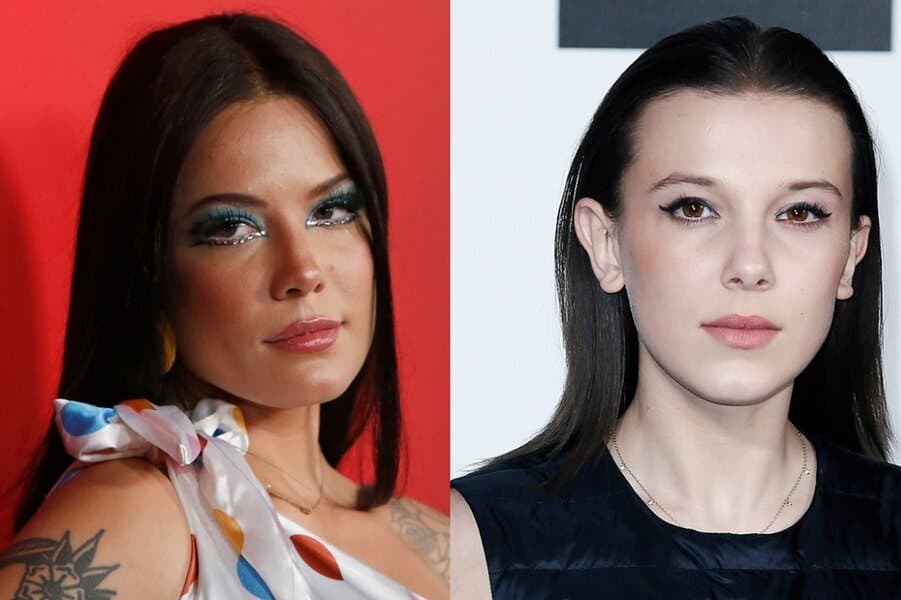 Halsey and Millie Bobby Brown