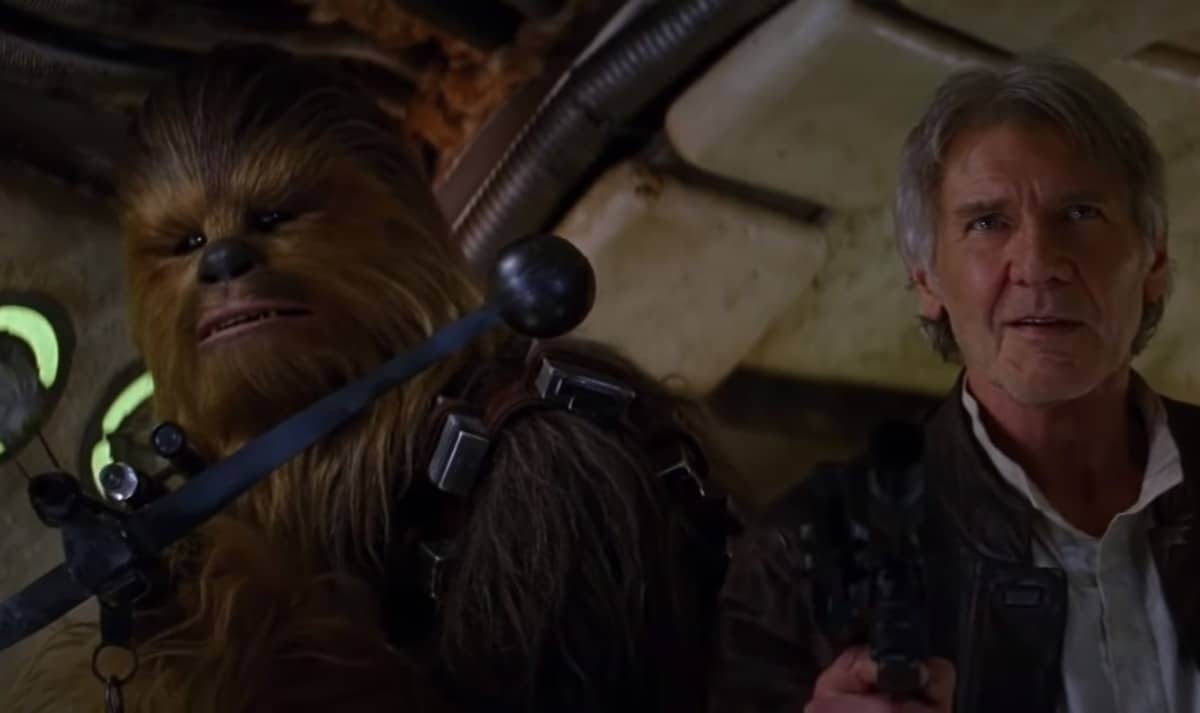 Han Solo and Chewbacca