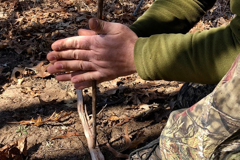 Hand-Drill-Fire-Starting-Method