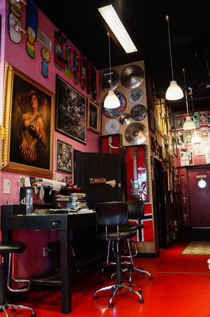 High Voltage Tattoo Shop Inside