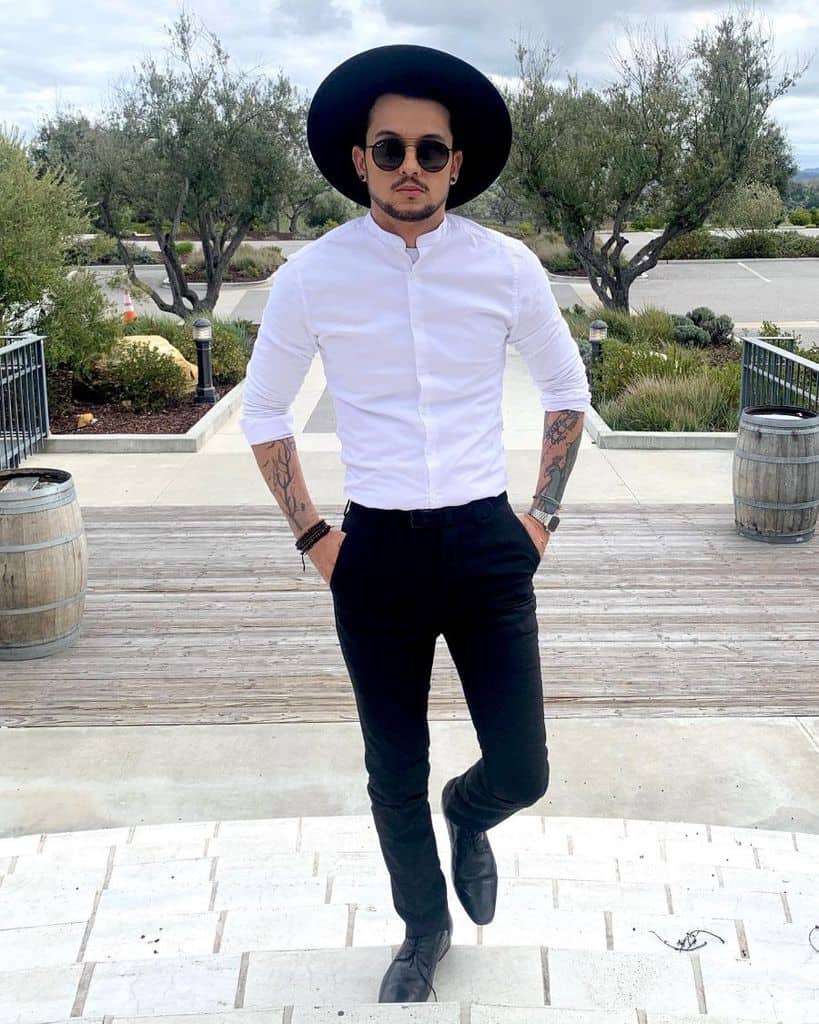 Hipster Party Outfit Marcko Lucatero