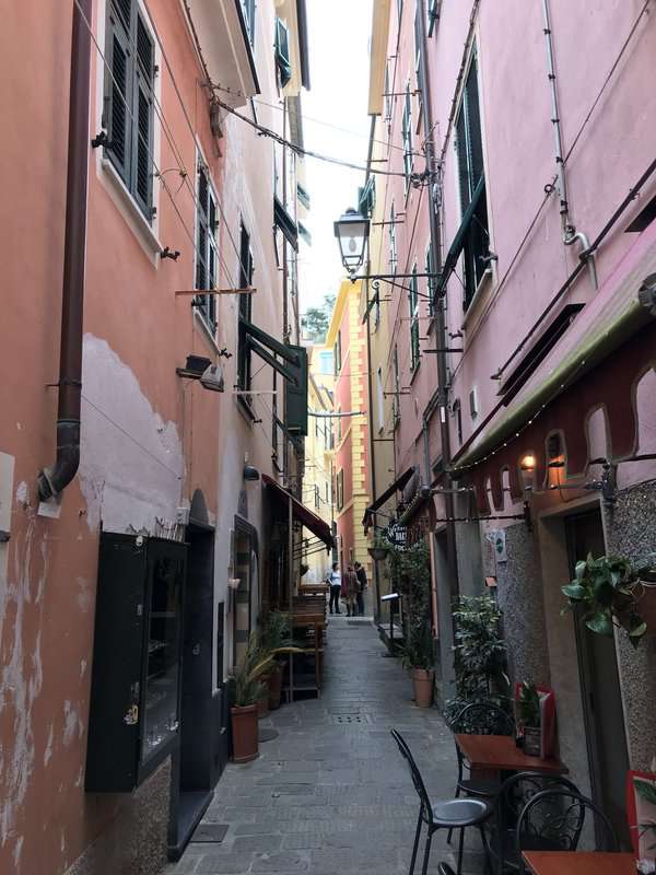 Cinque Terre narrow streets
