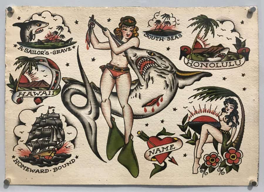 Iconic Sailor Jerry Flash Art