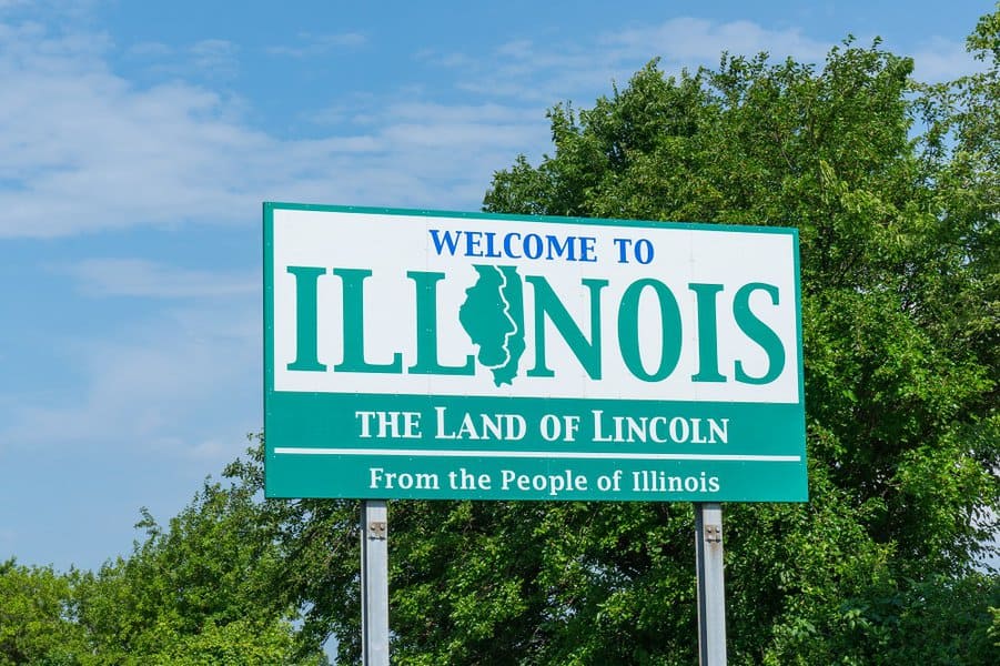 Illinois Welcome Sign