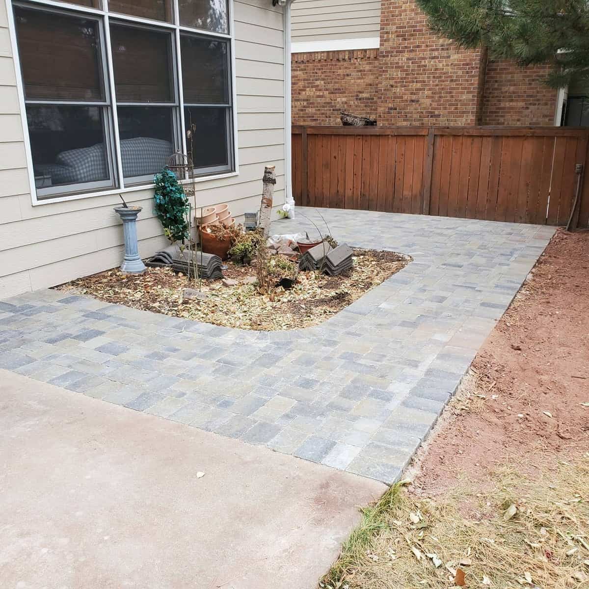 concrete brick pavers 