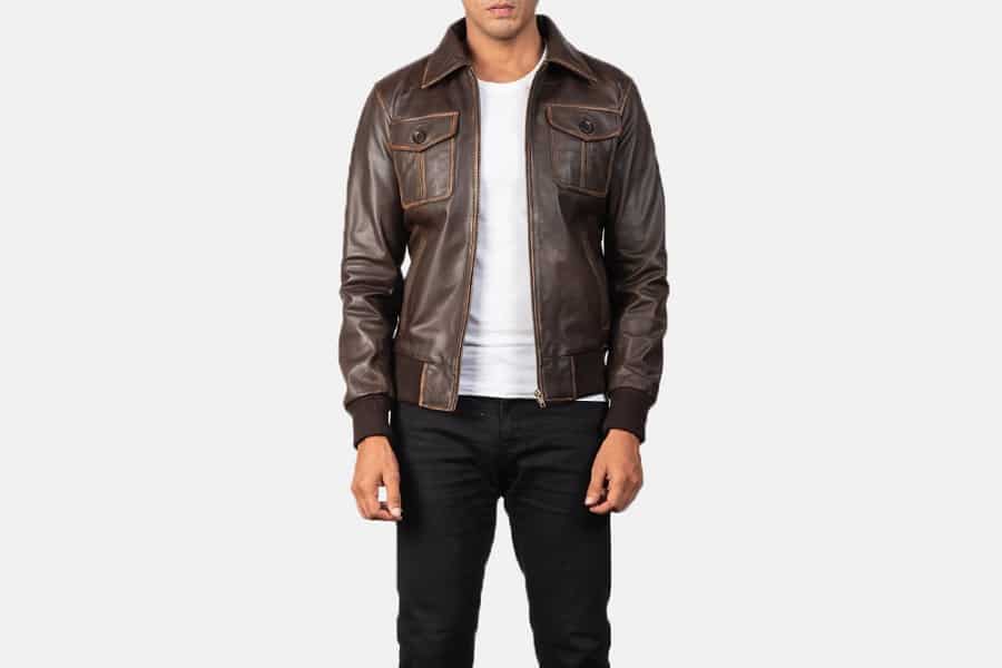 Jacket Maker Aaron Brown Leather