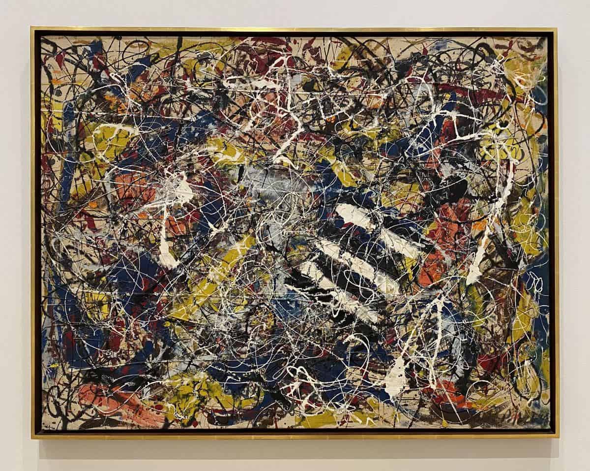 Jackson Pollock painting