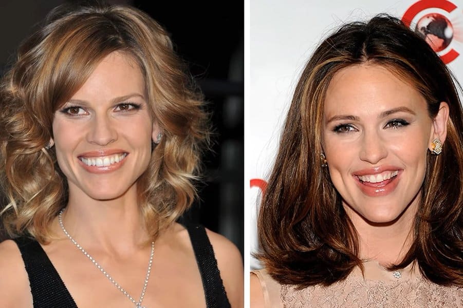 Jennifer Garner and Hilary Swank