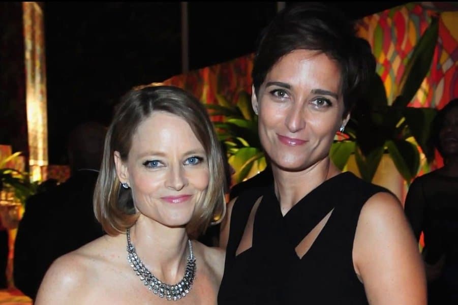 Jodie Foster and Alexandra Hedison