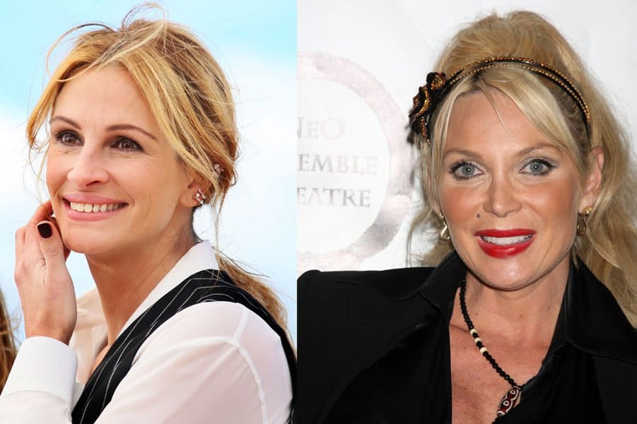 Julia Roberts and Shelley Michelle