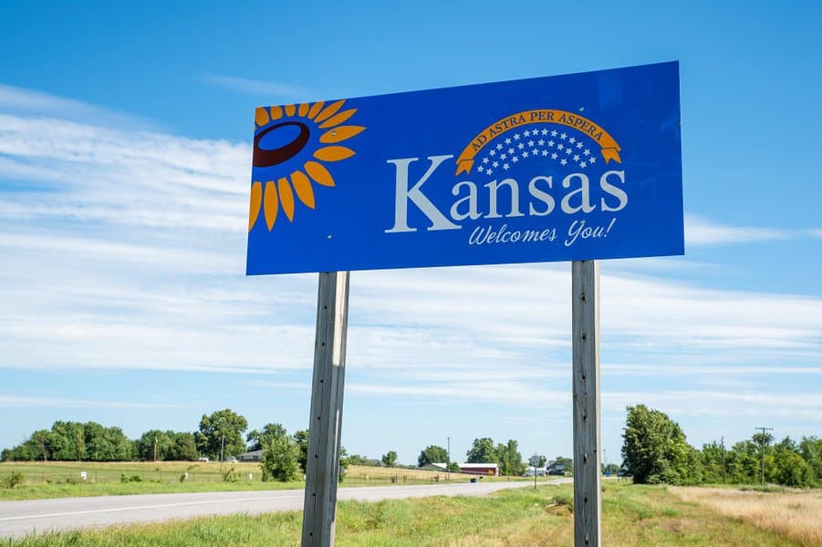 Kansas Welcome Sign