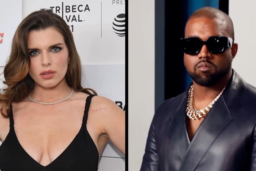 Kanye West and Julia Fox