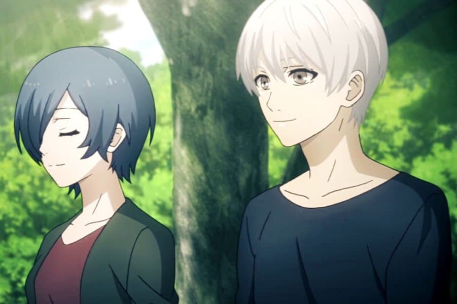 Ken Kaneki and Touka Kirishima