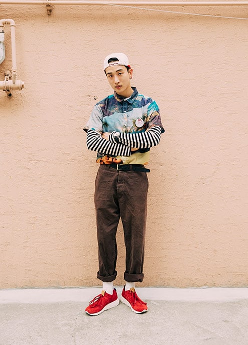Layers, mismatched patterns, accessories galore — this is what Korean fashion is all about