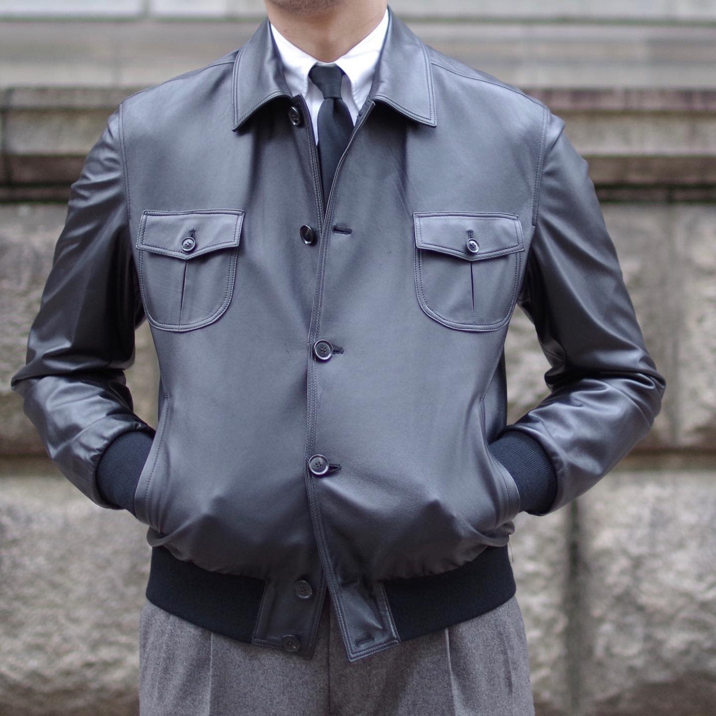 Formal Leather Jacket Styles -mitsukoshi_mens_personal_order