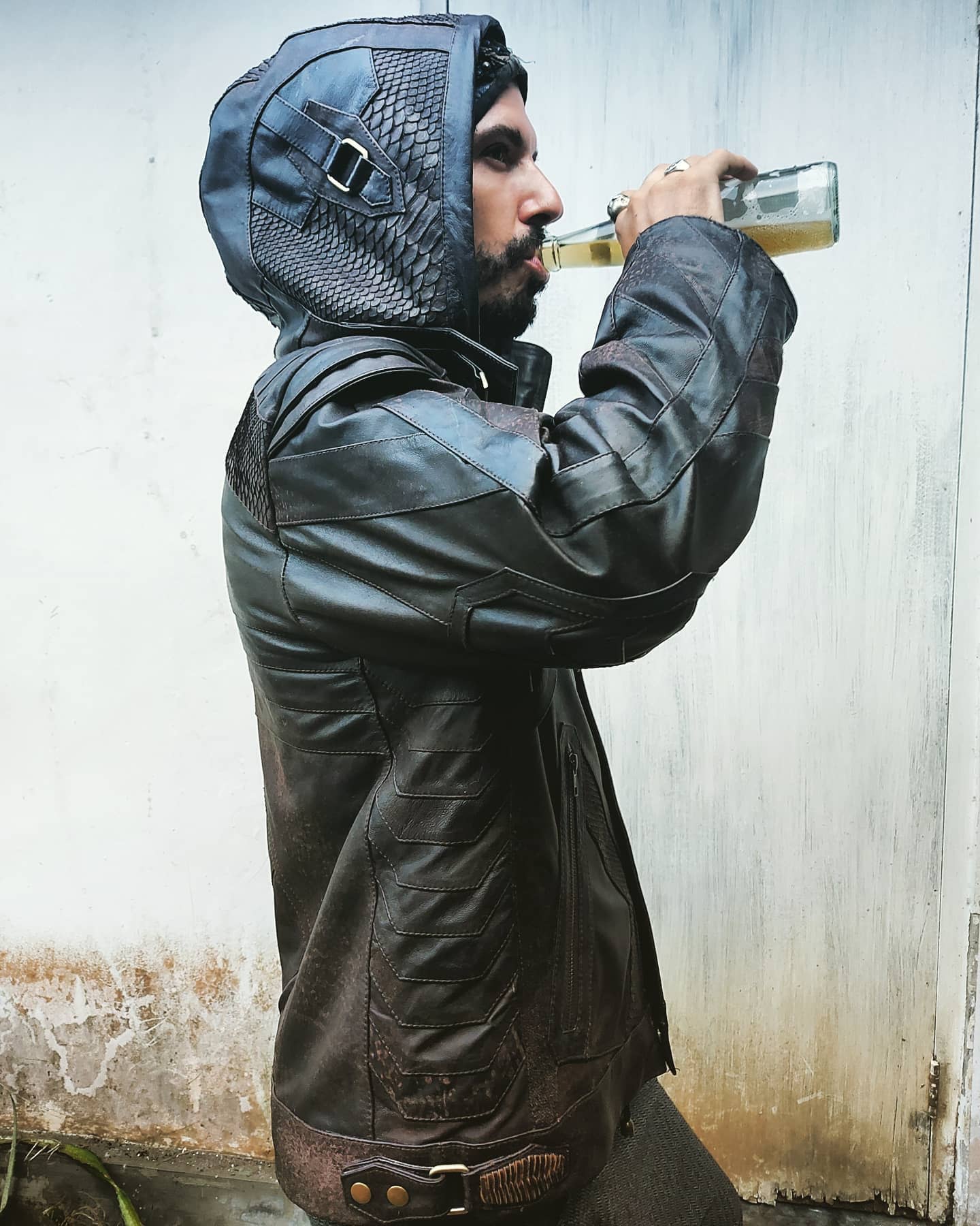 Hoodie Leather Jacket Styles -rebel_armada