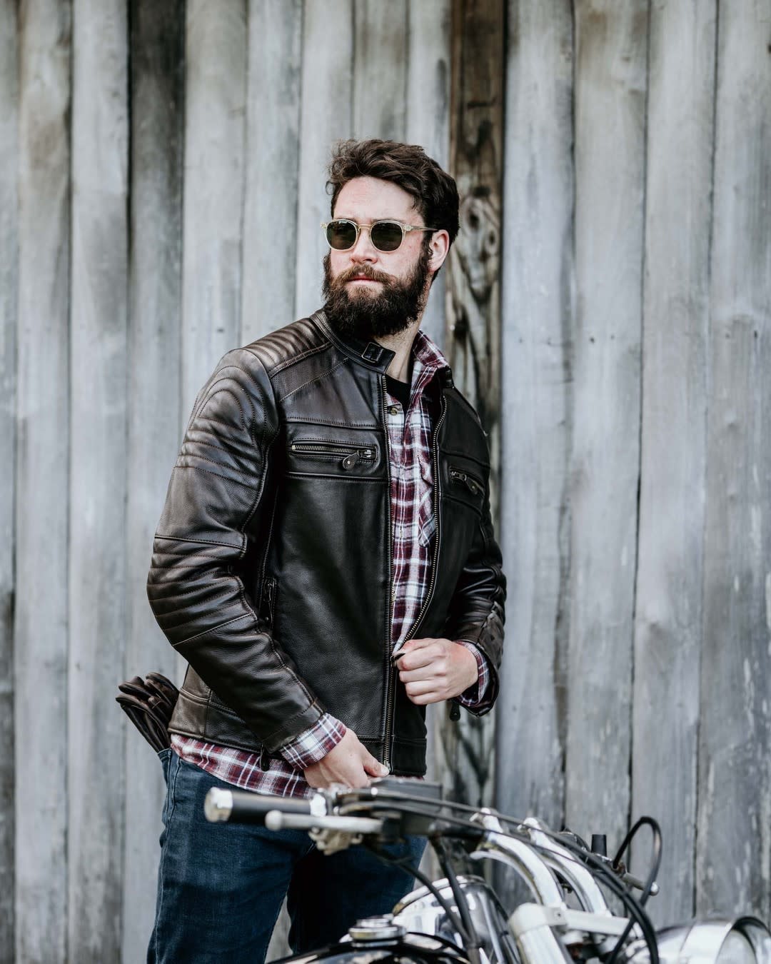 Rugged Leather Jacket Styles -blackbirdmotorcyclewear