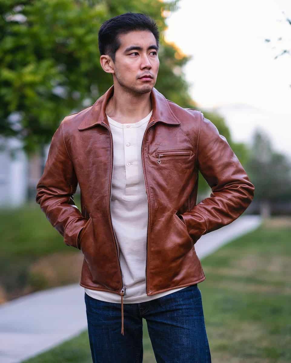 Leather and Denim Jacket Styles -thedenimdentist