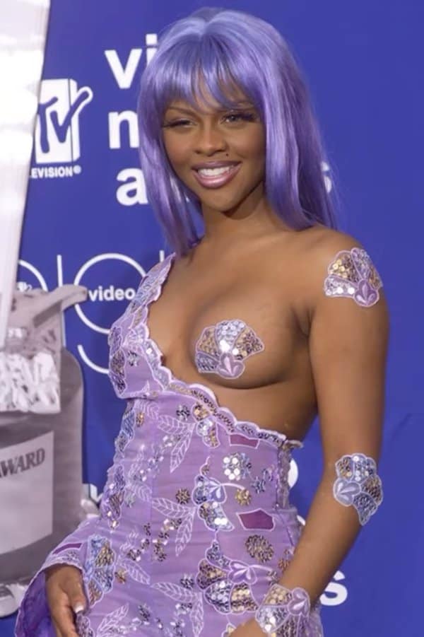 Lil Kim's Free the Boob Dress