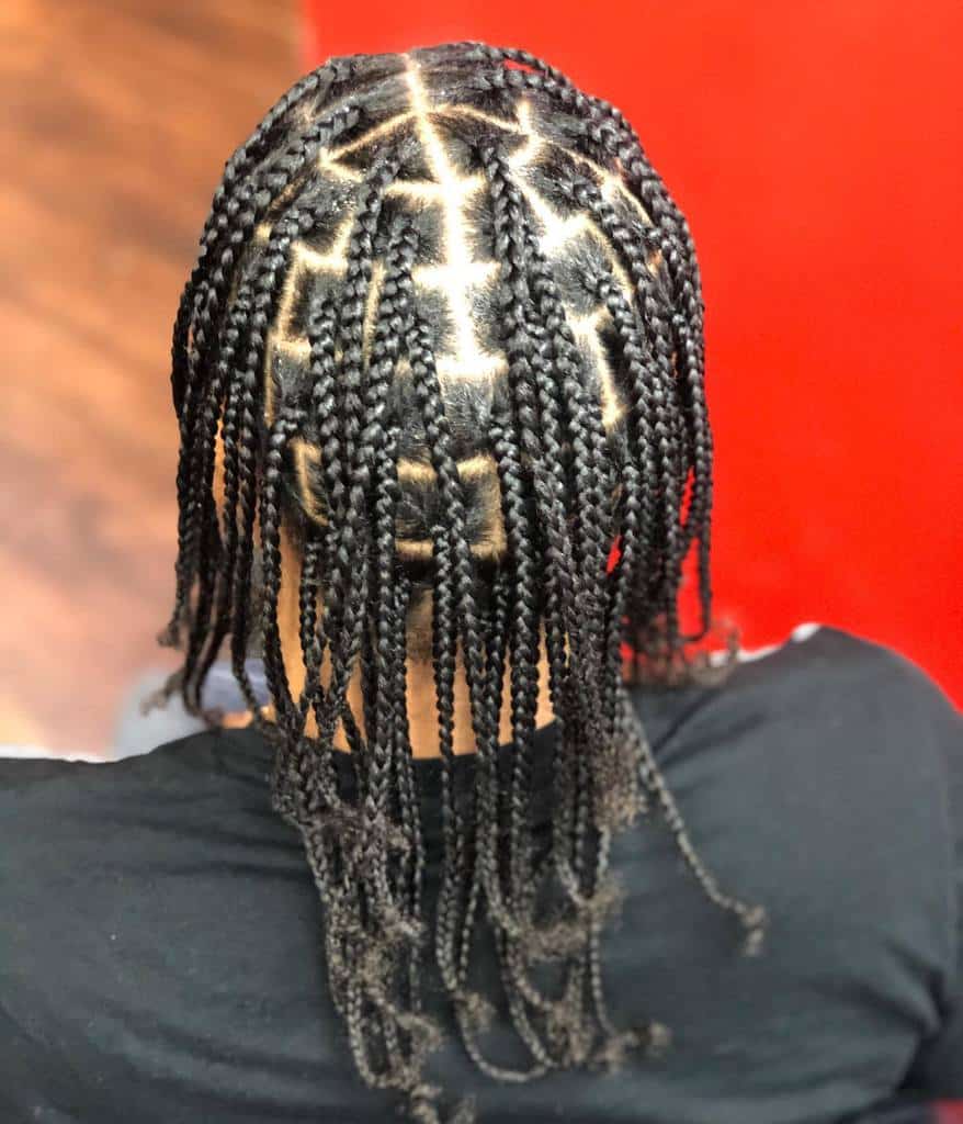 Long Box Braids For Men