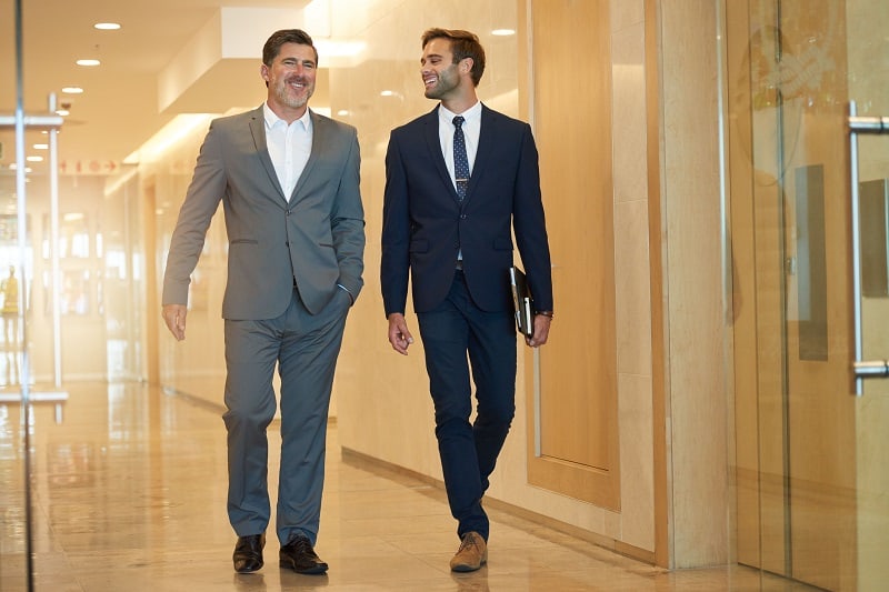 Maintain a rock solid relationship with your mentor from the start - Successful businessman