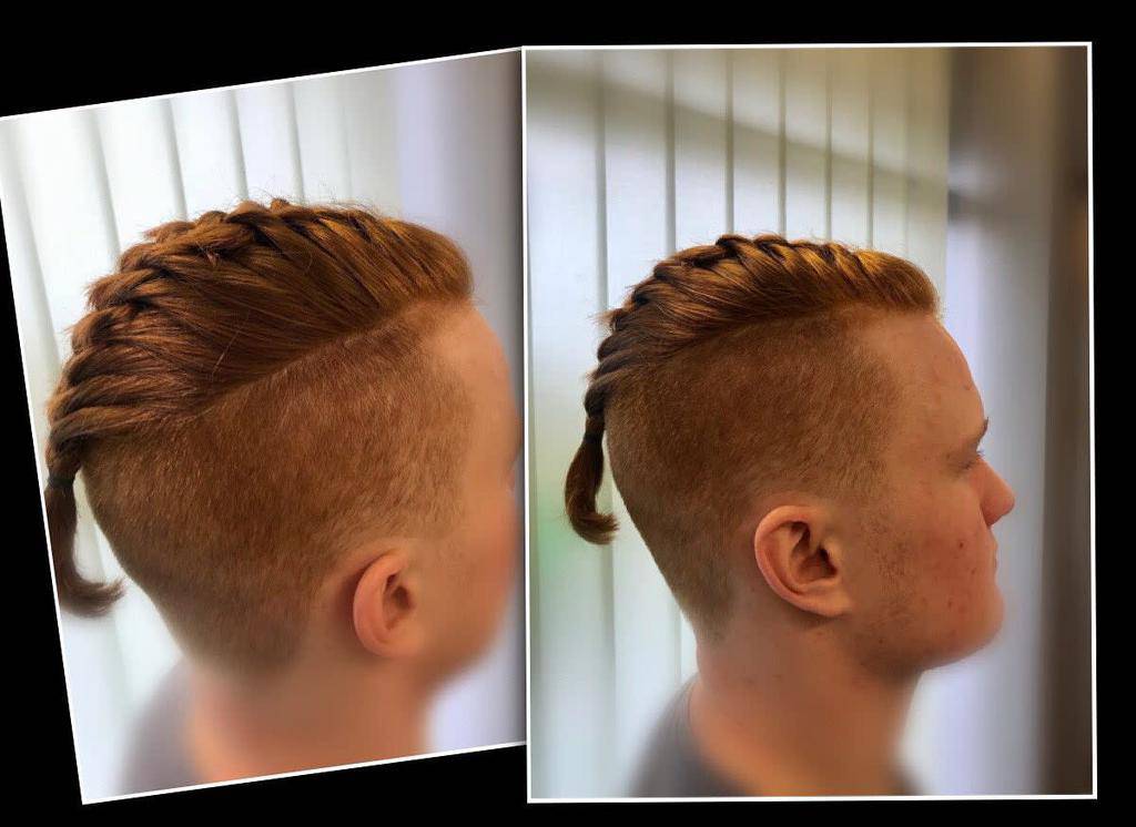 Male Ponytail for Medium Length Hair