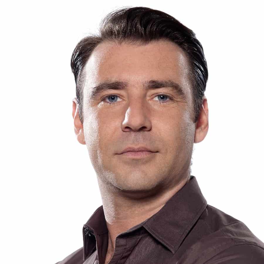 Man In 40s Or 50s With Side Parting